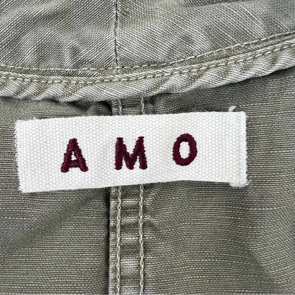 Anthropologie Amo Olive Green Utility Jacket - Picture 4 of 4